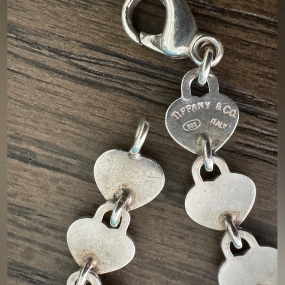 Tiffany & Co. Silver Heart Charm Necklace - Picture 4 of 11